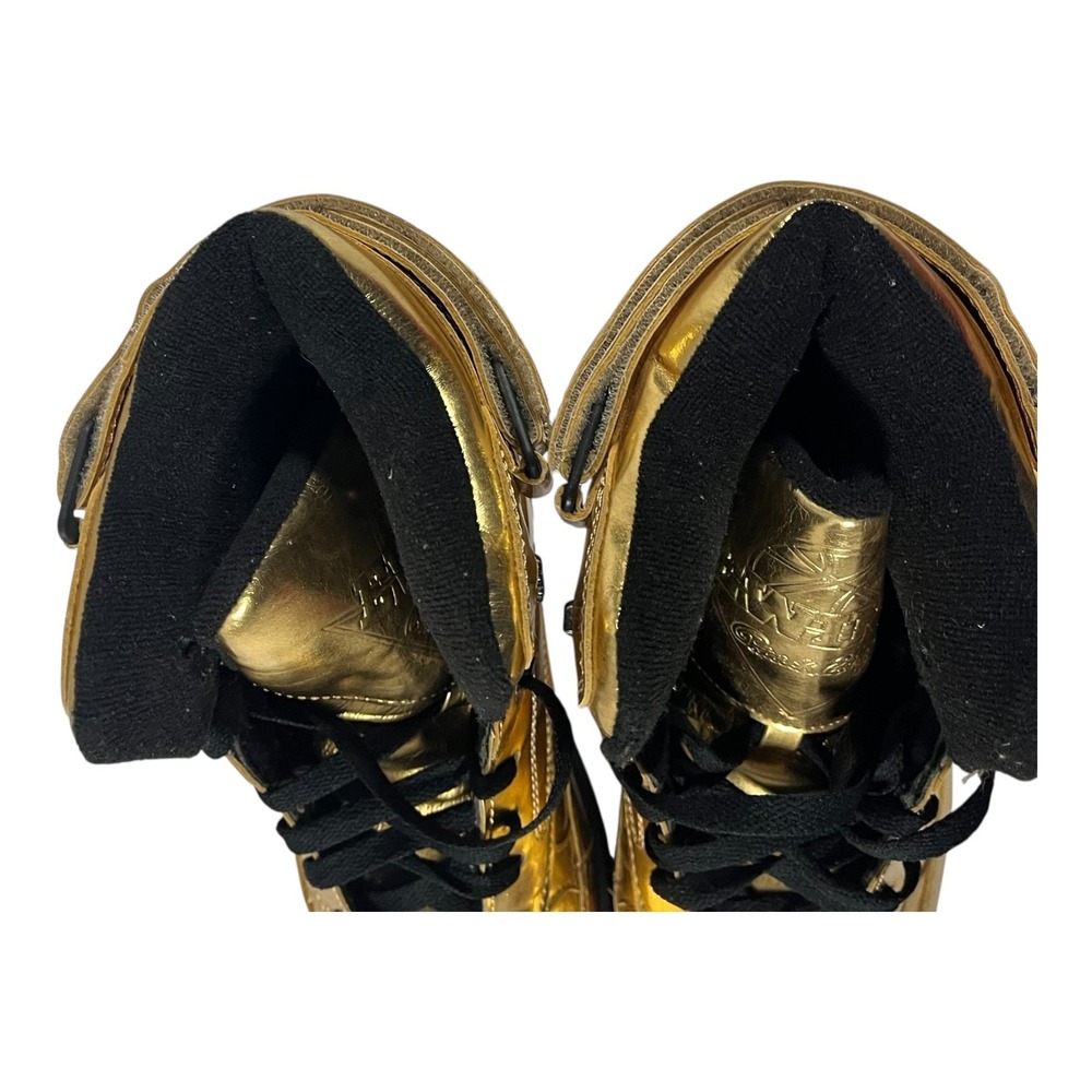Ewing Athletics 33 Hi Metallic Gold High Top Sneakers Men's Size 10 - Picture 7 of 16